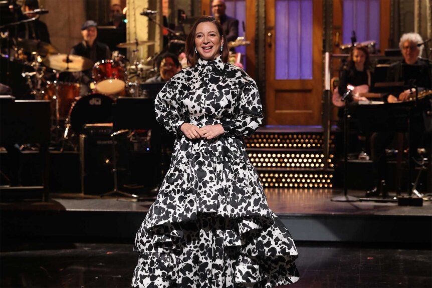 Maya Rudolph during her monologue on Saturday Night Live Episode 1863