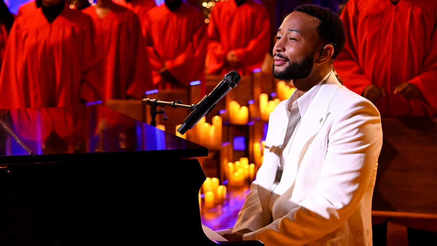 John Legend Performs “Happy Christmas (War Is Over)” LIVE | Christmas at Graceland | NBC