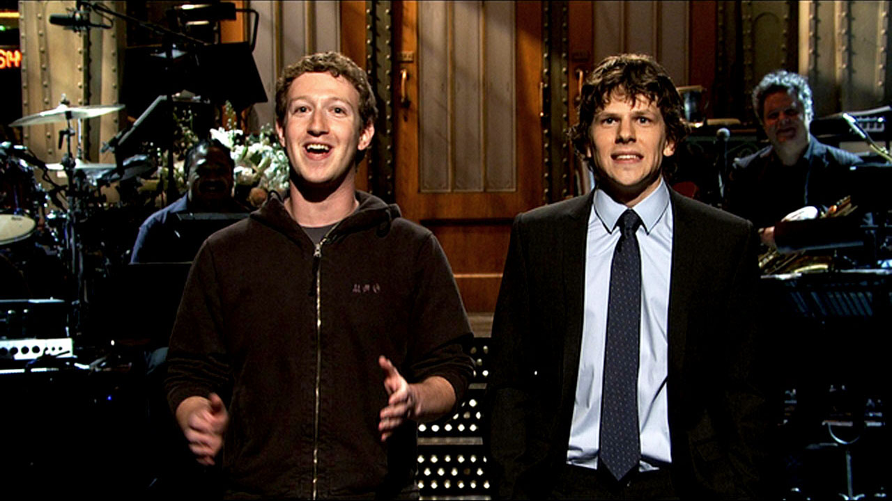 Watch Monologue: Jesse Eisenberg Talks to Mark Zuckerberg 