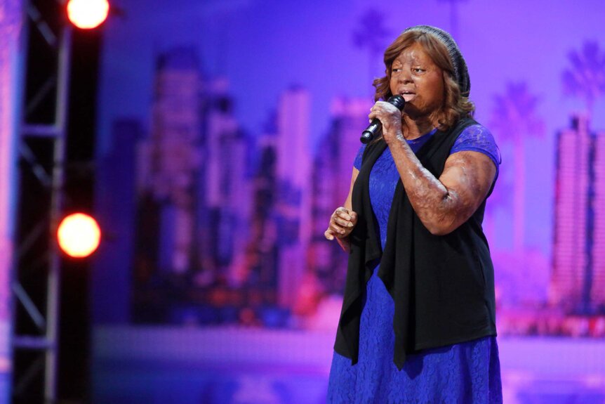 Kechi performing on America's Got Talent.